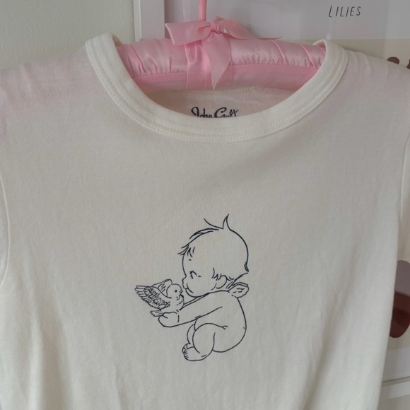Brandy Melville NWT John Galt Graphic Baby Tee - Picture 4 of 6